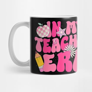 In My Teacher Era Groovy Retro Back To School Mug